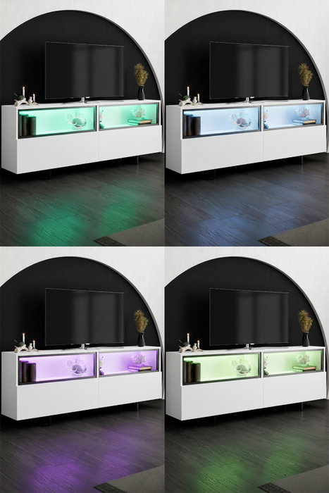 Hanah Home Ekol Up - Soporte para TV Blanco